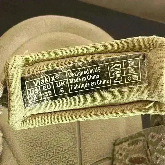 Viakix Womens‎ Walking Sport Athletic Outdoor Sandals Siena Beige Sz 8 Summer - Picture 10 of 11